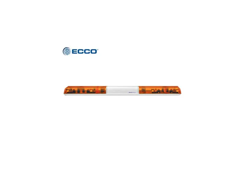 Ecco advarselslysbro halogen 1829 mm 24V, 4 roterende, navneskilt - Ledekstralys.dk