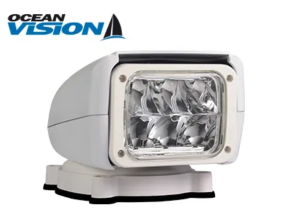 OCEAN VISION LED Searchlight 30W 12V med Trådløs Fjernbetjening - Ledekstralys.dk
