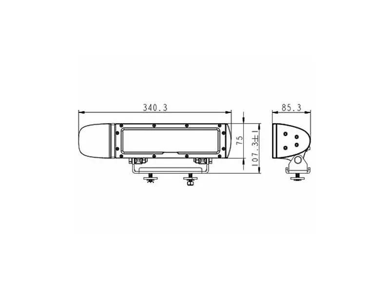 BULLPRO Headlight LED Venstre - 9-36V 2900lm Opvarmet Glas - 1605-5005 - Billede 4