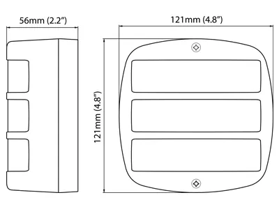 Nordic Lights LED Baglygte 24V - Baglys, Bremselys og Blinklys - Billede 4