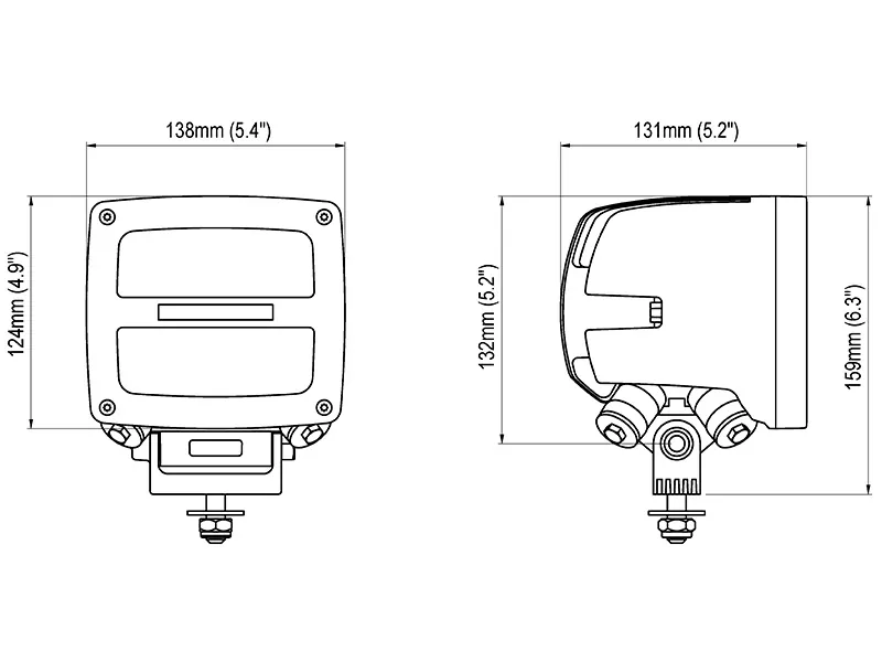 NORDIC LIGHTS Scorpius N4601 QD LED Arbejdslys - 11500lm, 18-32V, Wide Flood - Billede 2