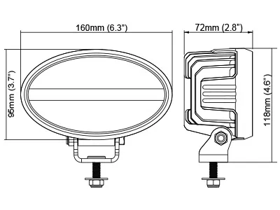 Nordic Lights Antares GO 625 LED Arbejdslys 12-24V 2300lm 5000K - Billede 3