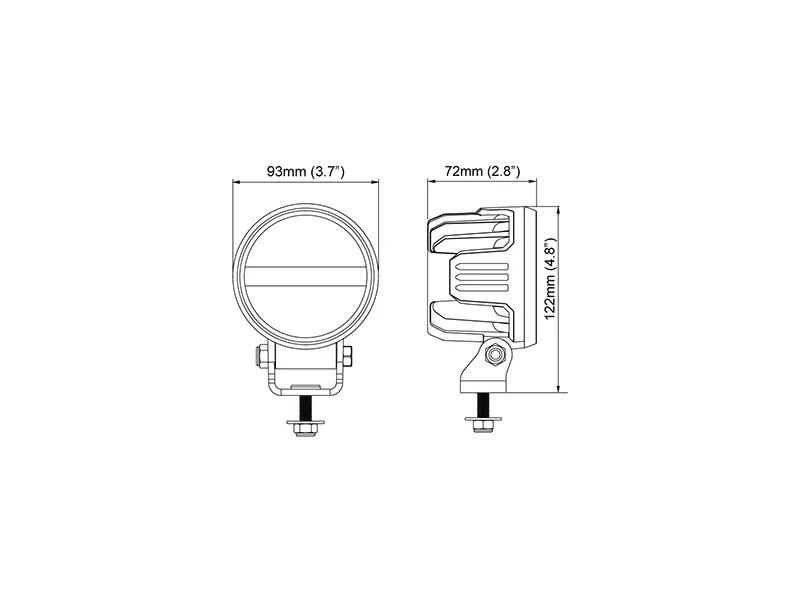 Nordic Lights Canis GO 410 LED-arbejds- og baklys 16W 12-24V - Billede 3