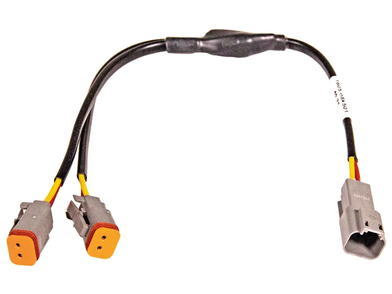 Wiring Kit med Deutsch Y-Connector DT 2-pin - Kabelsæt til Arbejdslygter - Ledekstralys.dk