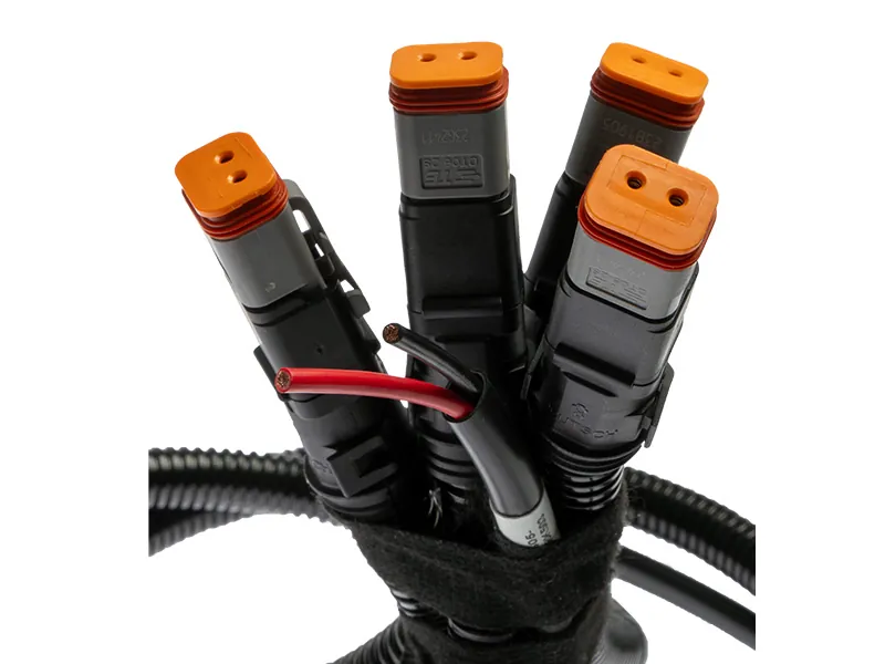 Wiring Kit med Deutsch DT-2 Stik - Komplet Kabelsæt til Arbejdslygter - Billede 2