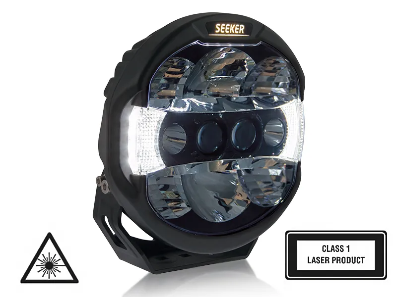 SEEKER QUANTUM LEDZER Fjernlyslygte - Hybrid LED/Laser 12000/6500lm 10-32V - Billede 2