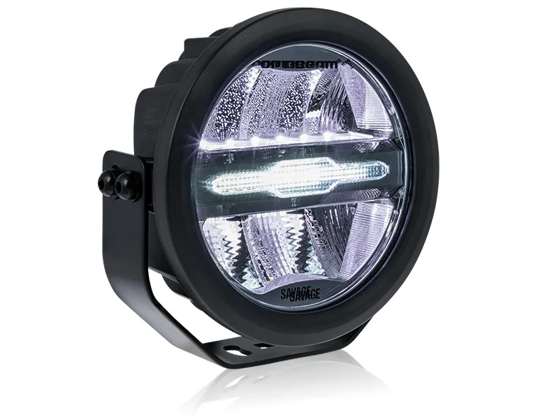 Optibeam Savage 7 LED Fjernlyslampe 6200lm 9-36V med Positionslys - Billede 2