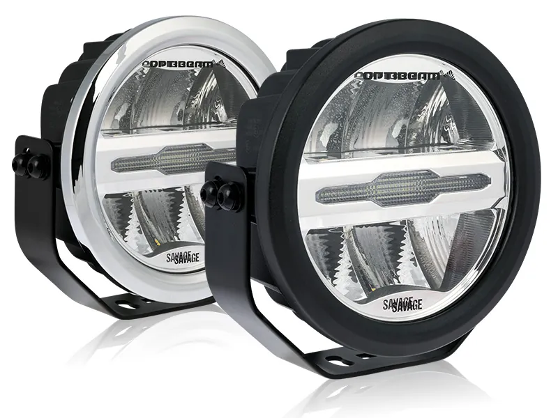 Optibeam Savage 7 LED Fjernlyslampe 6200lm 9-36V med Positionslys - Billede 3