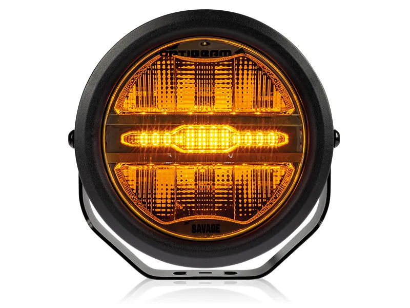 Optibeam Savage 7 LED Fjernlyslampe 6200lm 9-36V med Positionslys - Billede 4