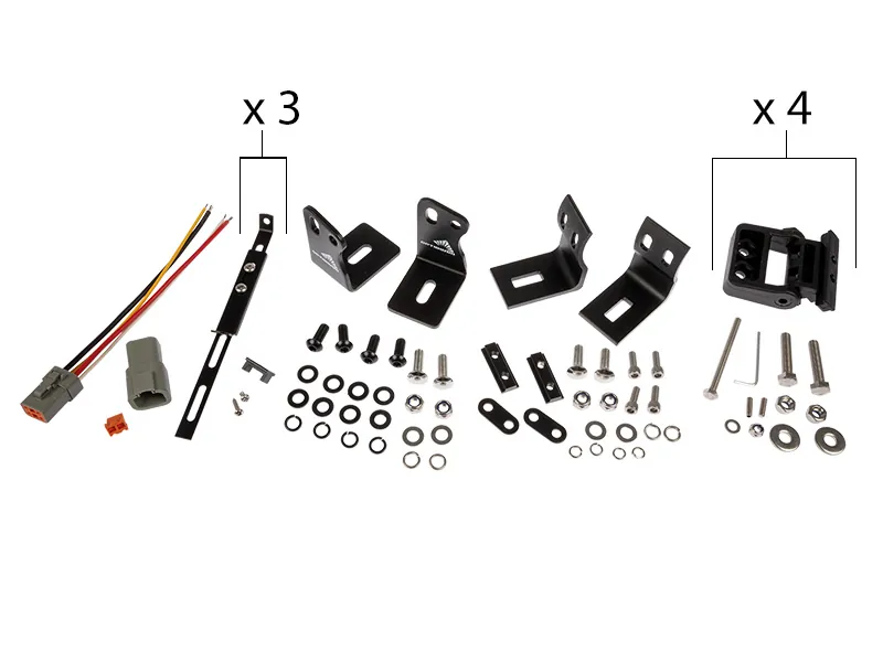 Optibeam Savage 30 LED Fjernlysrampe 12000lm 9-36V med Positionslys - Billede 10