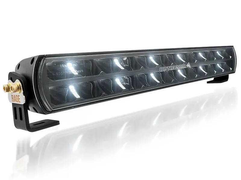 OPTIBEAM Super Captain Dual Rage 600 LED Fjernlys - 27000lm, 1300m rækkevidde, 9-36V - Billede 2