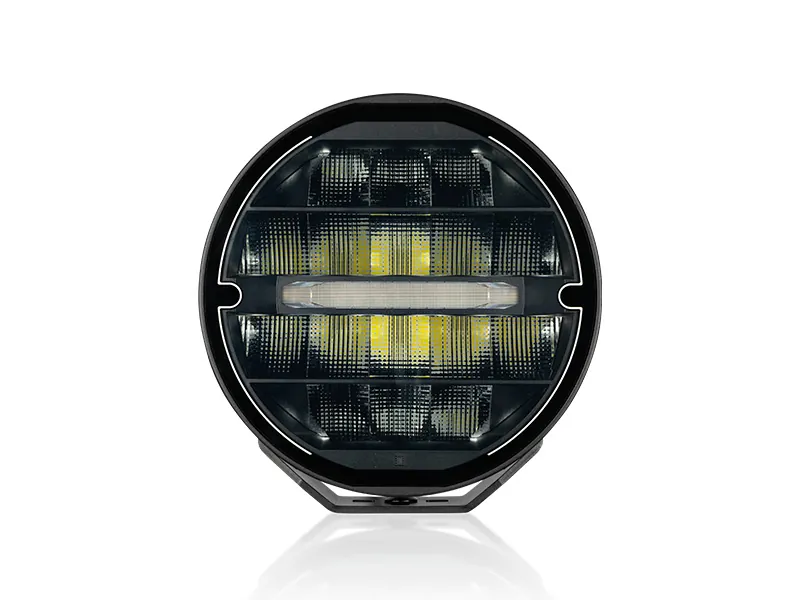 Optibeam Elites 9" Heated LED-ekstralys med opvarmet glas 9-36V - Billede 3