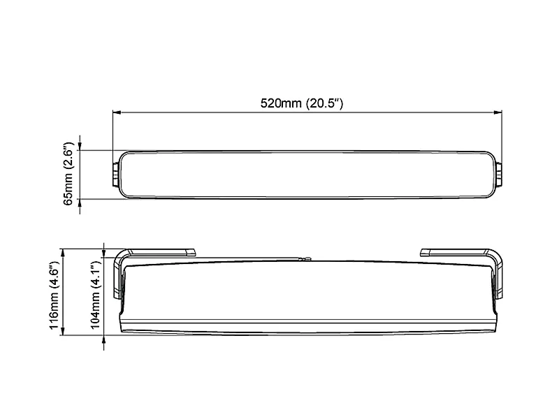 Nordic Lights Mirage LED-lysbar 520 mm 9-32V - Billede 6