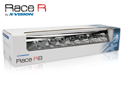 X-VISION Race R8 LED Fjernlysrampe 8x High Power LED 10-30V 429mm - Billede 2