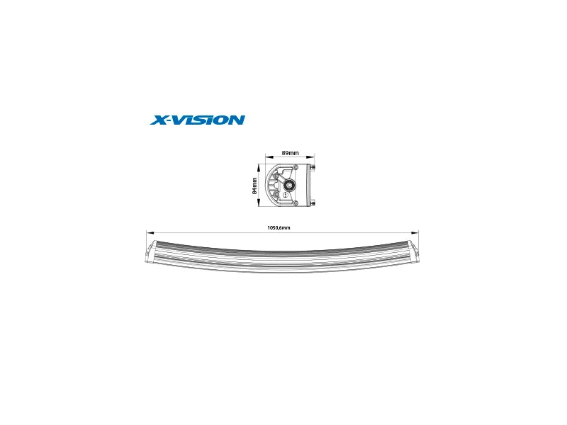 X-Vision Genesis 1100 buet LED-lysbar 240W 9-30V - Billede 6