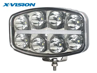 X-VISION QUADRATOR LED High Beam 64W 6500lm 10-30V Fjernlysrampe - Ledekstralys.dk