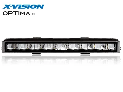 X-VISION OPTIMA 8 LED Fjernlysrampe 9-32V 5500lm 404mm E-godkendt - Billede 2