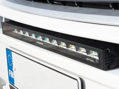 X-VISION OPTIMA 8 LED Fjernlysrampe 9-32V 5500lm 404mm E-godkendt - Billede 4