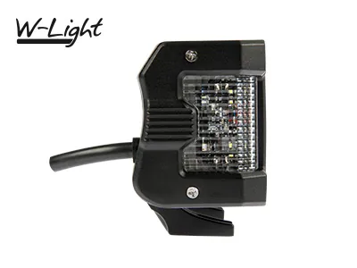 W-LIGHT ATV Sideshooter LED Arbejdslys 7200lm 12-24V med Opvarmning - Billede 3