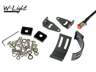 W-LIGHT Thunderbolt LED Fjernlysrampe 9423lm 553mm 20x Osram LED 11-32V - Billede 4