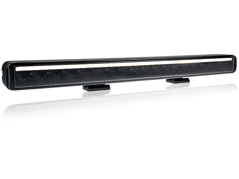 W-LIGHT Wave II LED Fjernlygte 7600lm 12-32V 532mm med Amber/Hvid Parklys - Billede 2