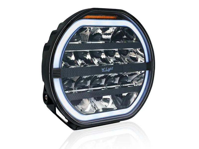 W-Light Fury 9" LED Arbejdslys med Advarselslys - 9000lm 12-48V - Billede 3