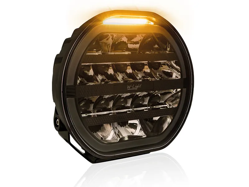 W-Light Fury 9" LED Arbejdslys med Advarselslys - 9000lm 12-48V - Billede 4
