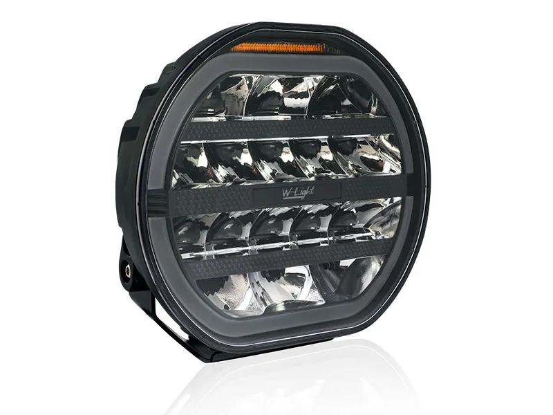 W-Light Fury 9" LED Arbejdslys med Advarselslys - 9000lm 12-48V - Billede 5