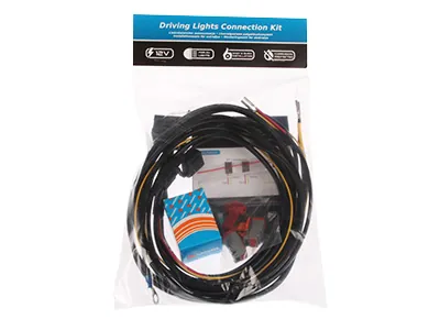 Kabelsæt til Ekstra Lygter 12V 40A - Komplet Tilslutningssæt til 2 Lygter - Billede 2