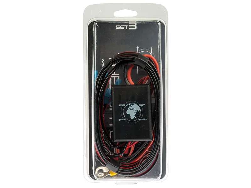 OPTIBEAM WK033 Universal Kabelsæt til 3 Ekstra Lygter 12/24V - Billede 2