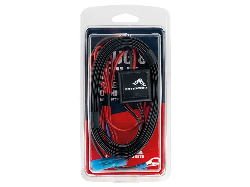 OPTIBEAM Wiring Kit WK041 - Universelt Kabelsæt til Ekstra Lygter 12/24V - Billede 2