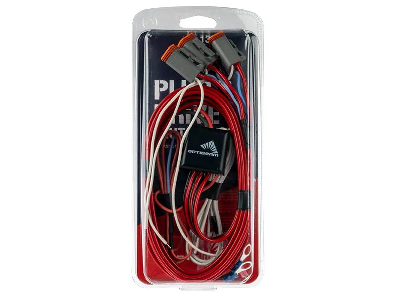 OPTIBEAM Wiring Kit DT - Kabelsæt til Ekstra Lygter 12-24V 3x150W/300W - Billede 2