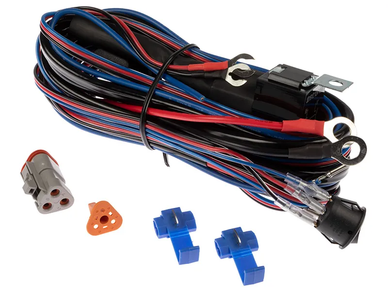 AUTOLINE Kabelsæt til Ekstra Lygter 12V 40A Relæ med 3-pin DT Stik - Billede 2