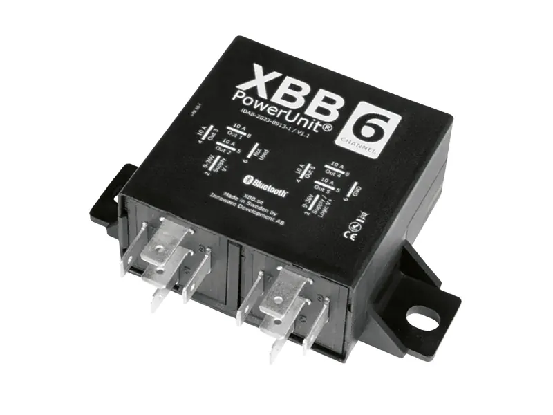 XBB Power Unit 6 strømmodul 6 x 10A 9-36V - Ledekstralys.dk