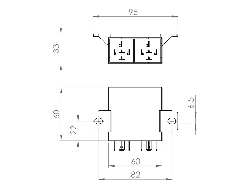 XBB Power Unit 6 strømmodul 6 x 10A 9-36V - Billede 2