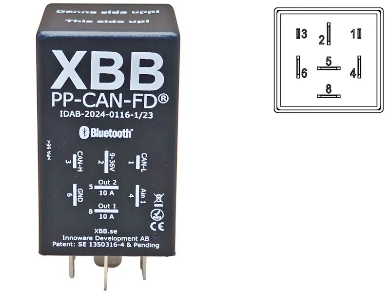 XBB PP-CAN-FD CAN-bus-strømmodul 12V 2 x 10A - Ledekstralys.dk