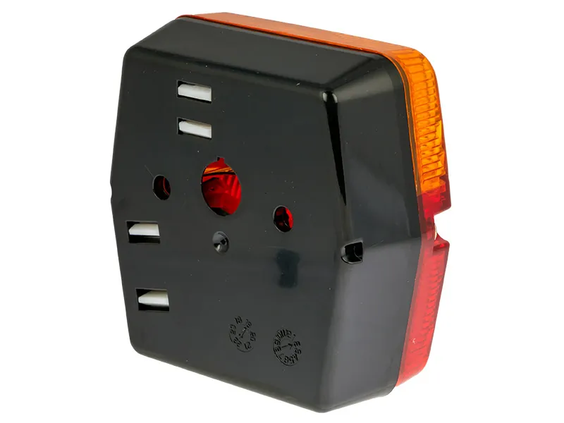 AUTOLINE Baglygte 12-24V med Bremse, Blinklys og Nummerplade - Universal Montering - Billede 2