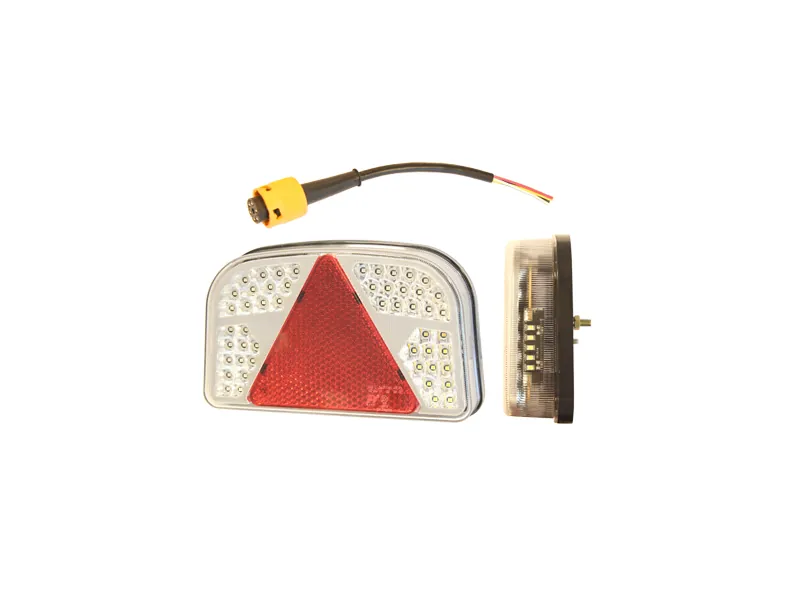 LED-baglygte venstre 12V 243 x 148 x 48 mm - Ledekstralys.dk