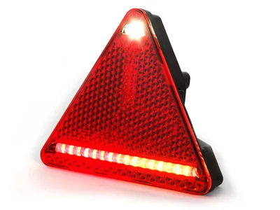 WAS LED Baglygter til Trailer Højre 10-36V med Trekantrefleks - Ledekstralys.dk