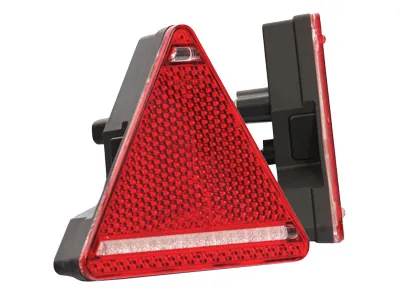 WAS LED Baglygte til Trailer 10-36V Venstre m. Trekantreflektor - Ledekstralys.dk
