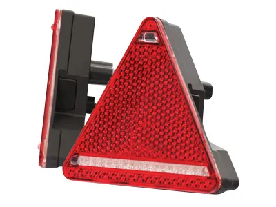 WAS LED Baglygter til Trailer Højre 10-36V - Trekantrefleks med Bremse-, Positions- og Blinklys - Ledekstralys.dk