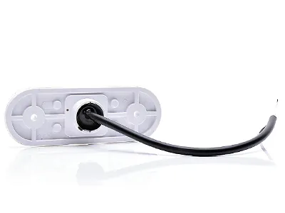 WAS LED Sidemarkeringslys Hvid 12-24V med Reflektor og ECE-godkendelse - Billede 2