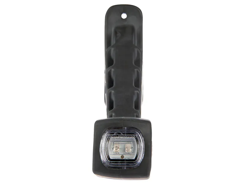 WAS LED Sidemarkeringslys 12-24V med Gummiarm - Hvid/Rød/Amber - Billede 2