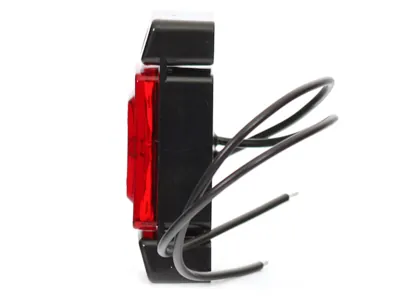 WAS LED Sidemarkeringslys Rød 12-24V Bagpositionslys ECE-godkendt - Billede 2