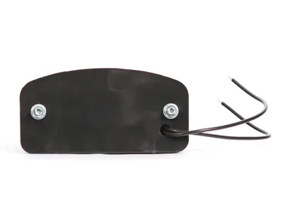 WAS LED Nummerpladelys 12-24V Sort - ECE Godkendt - Billede 2