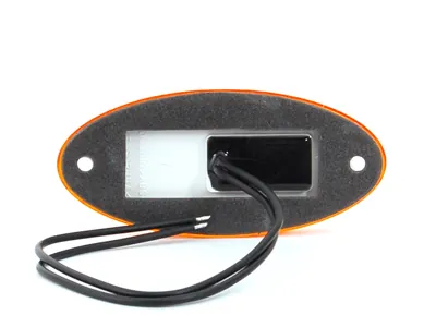 WAS LED Sidemarkeringslys Amber 12-24V med Reflektor og ECE-godkendelse - Billede 3