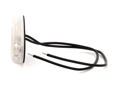 WAS LED Sidemarkeringslys Hvid 12-24V med Reflektor og ECE-godkendelse - Billede 2