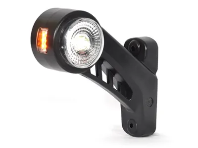 WAS LED Sidemarkeringslys 12-24V Hvid/Rød/Gul med Gummiarm ECE-godkendt - Billede 2