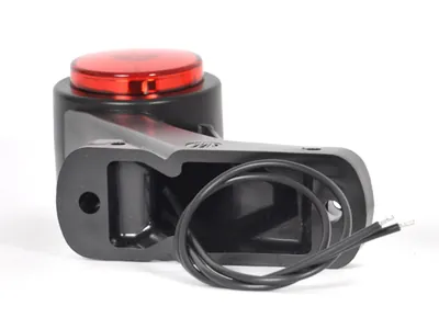 WAS LED Sidemarkeringslys 12-24V Hvid/Rød/Gul med Gummiarm ECE-godkendt - Billede 3