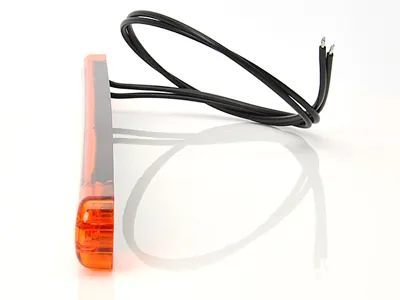 WAS LED Sidemarkeringslys Amber 12-24V - Ekstra Fladt Design 10,4mm - Billede 3